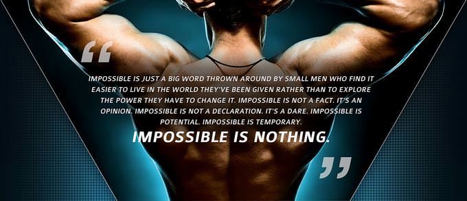 The "Impossible" Motto for the Thermo Max Burn Supplement