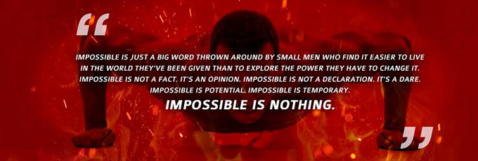 The "Impossible" Motto for NO2 Blast