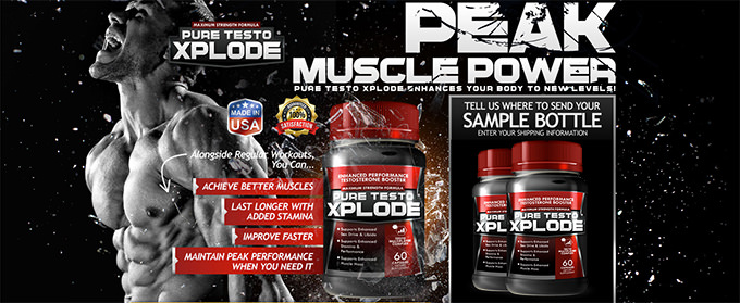 The Power of Pure Testo Xplode on Muscles