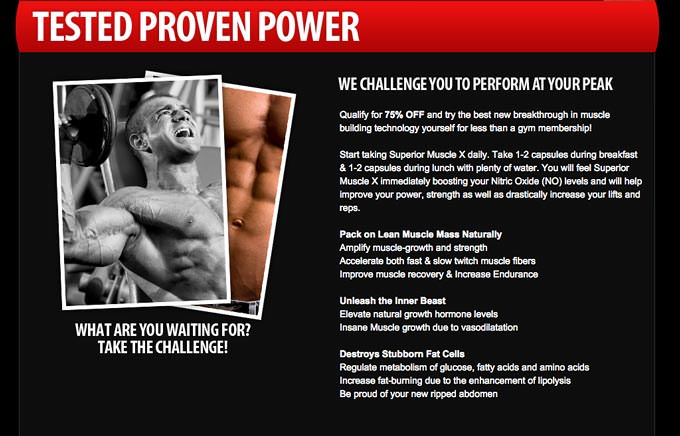 The Proven & Tested Power of Superior Muscle X